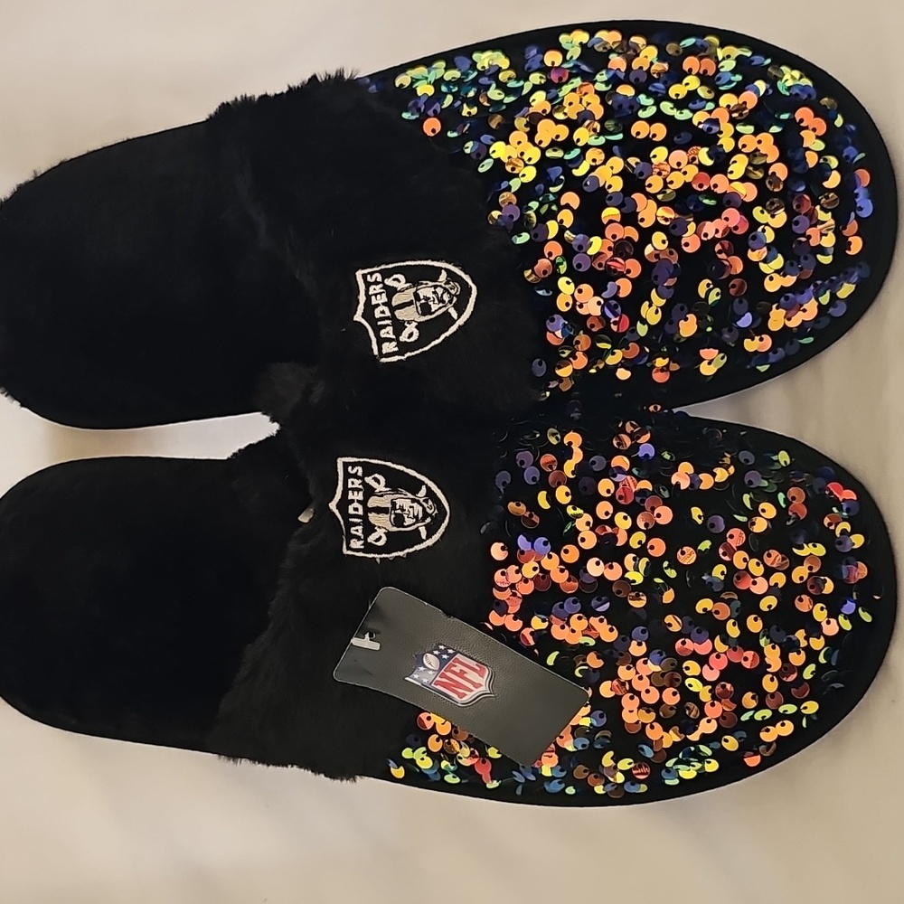 Brand NWT Sequin Raider Slippers